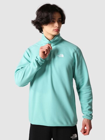 THE NORTH FACE Sports sweater 'Glacier' in Green: front