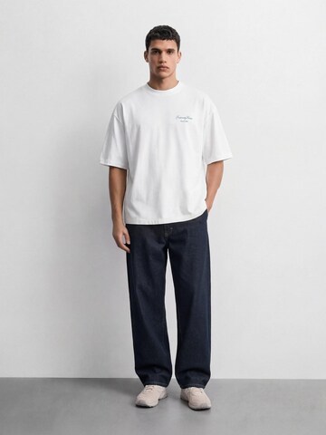 Burocs Shirt 'Oversized Eagle' in White