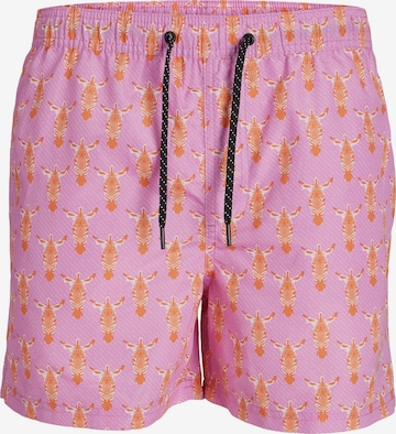 Shorts de bain 'JPSTFiji' JACK & JONES en violet : devant