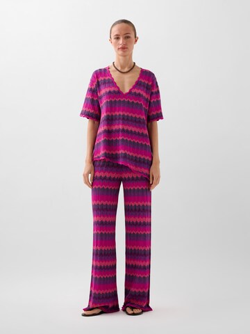 Scalpers Flared Trousers ' ' in Mixed colours: front