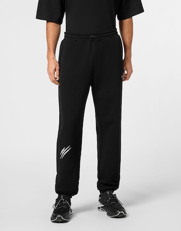 Plein Sport Loosefit Broek 'Scratch' in Zwart: voorkant