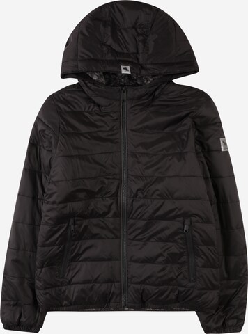 Abercrombie & Fitch Winter Jacket in Black: front