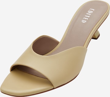 Sandalo 'Treasure Mule' di EDITED in giallo: frontale