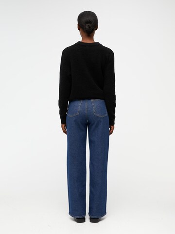 OBJECT Wide leg Jeans 'Marina' in Blue