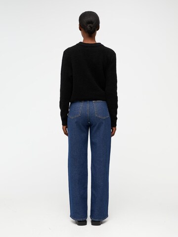 OBJECT Wide leg Jeans 'Marina' i blå