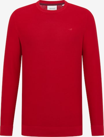 MUSTANG Pullover 'Elliot' in Rot: Vorderseite