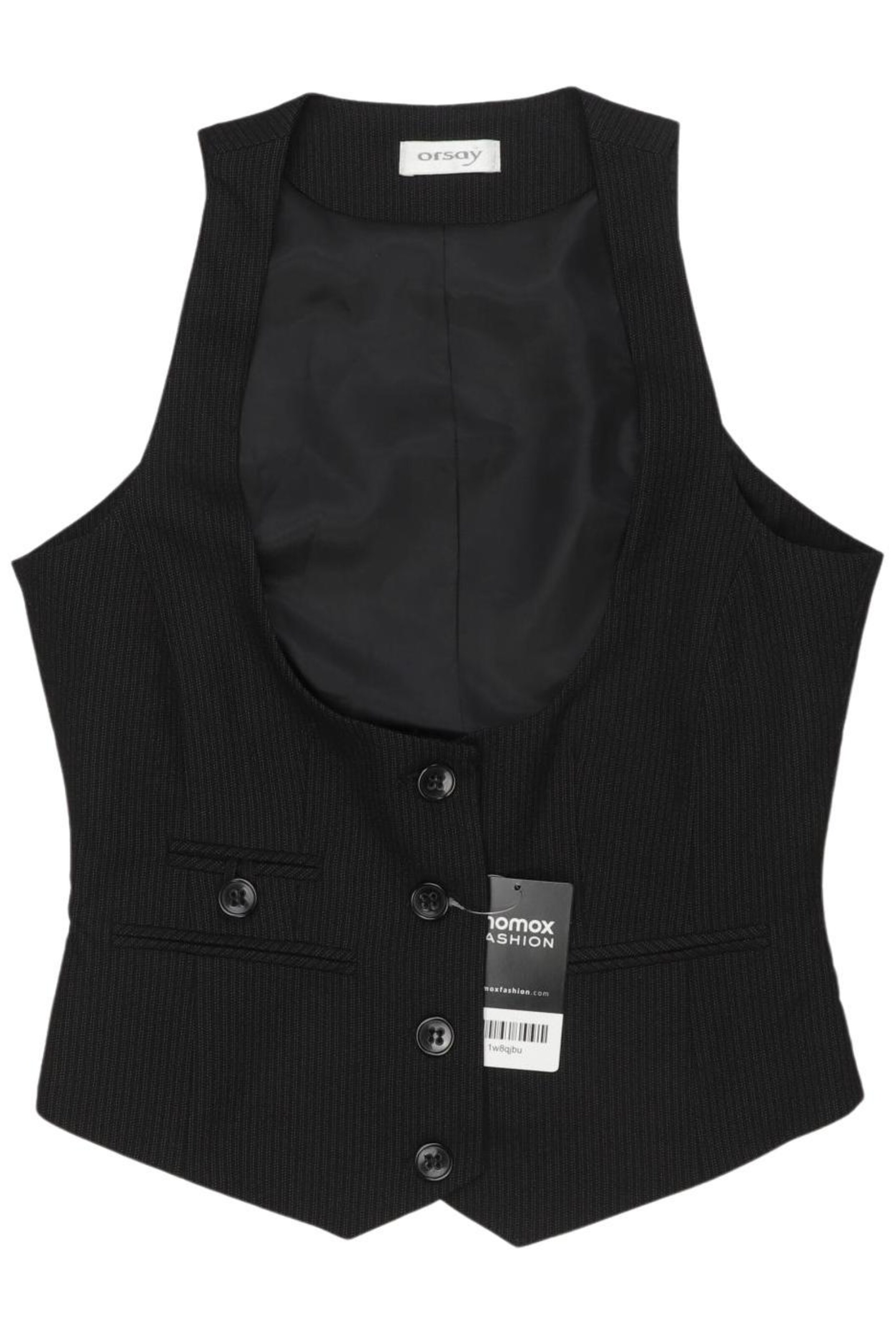 Orsay Weste XXS in Schwarz: Vorderseite