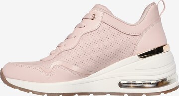 SKECHERS High-Top Sneakers in Pink: front