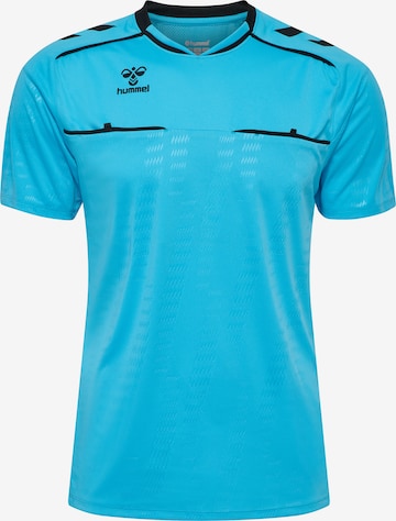 T-Shirt fonctionnel Hummel en bleu : devant