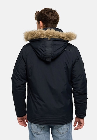 INDICODE JEANS Winter jacket 'Mois' in Black