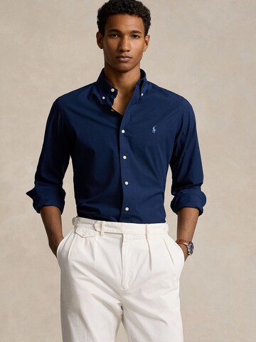 Regular fit Camicia di Polo Ralph Lauren in blu: frontale