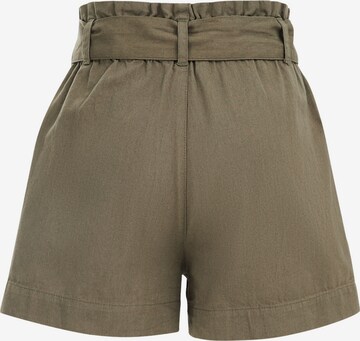 WE Fashion Regular Shorts in Grün