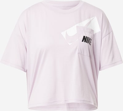 NIKE Sportshirt in pastelllila / schwarz / weiß, Produktansicht