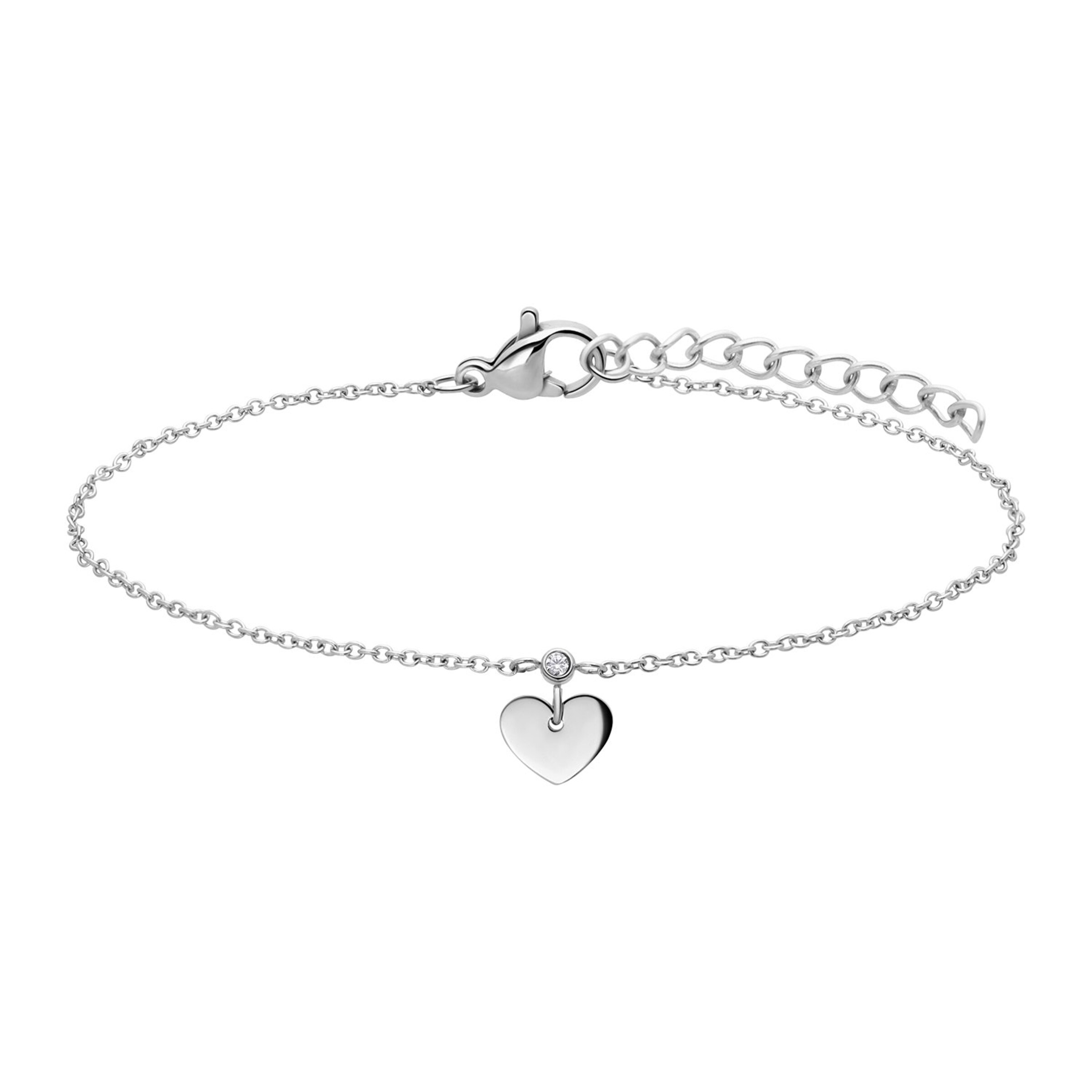 Lucardi Bracelet in Silver: front
