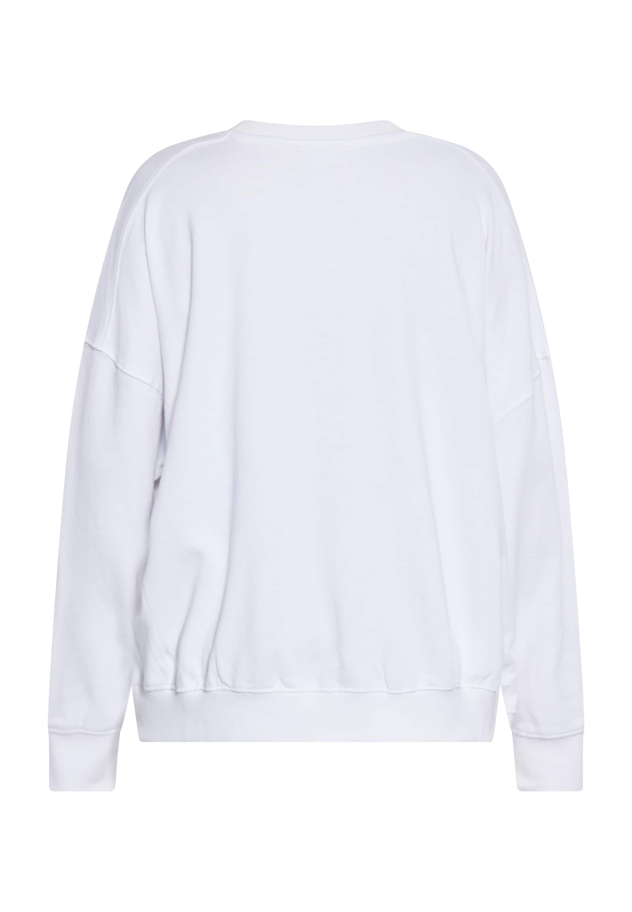 swirly Mikina - Biela