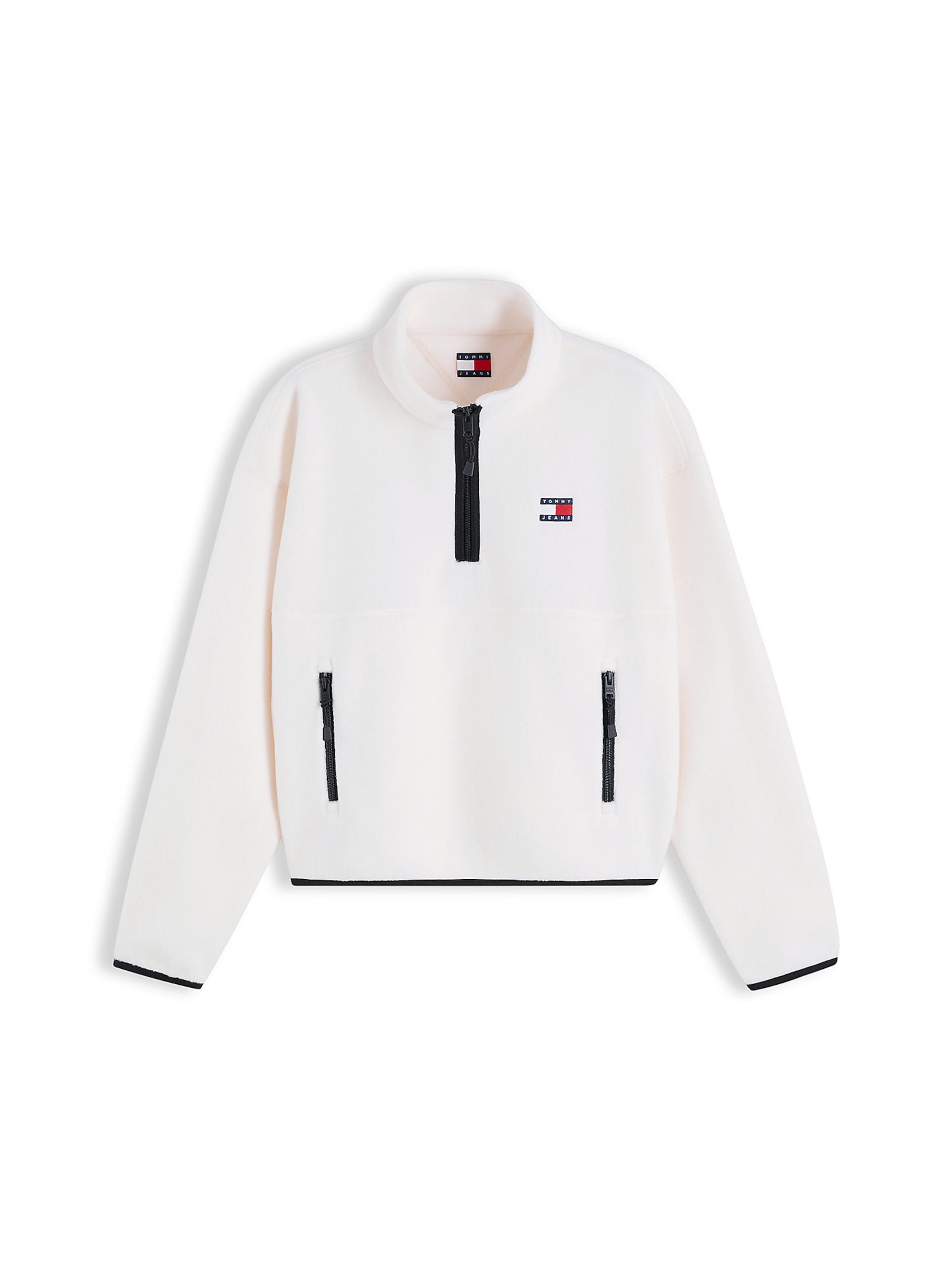 Tommy Jeans Trui in Wit: voorkant