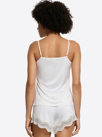 Haut ' Ciria ' Hanro en blanc