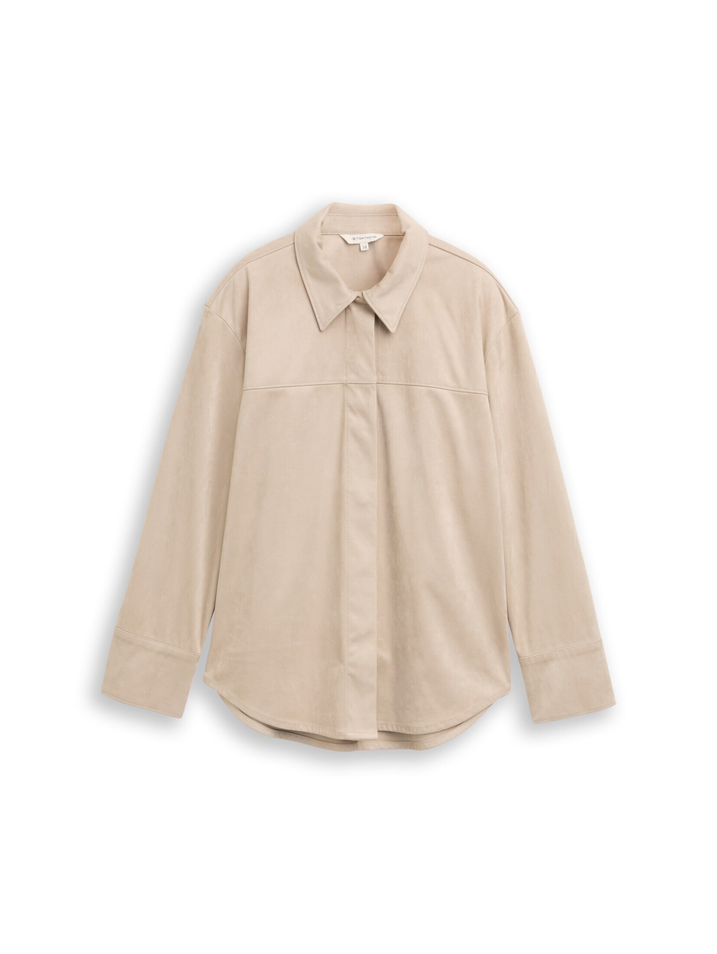 TOM TAILOR Blouse in de kleur Taupe, Productweergave
