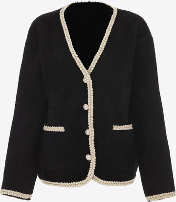 CHANI Knit Cardigan in Black: front