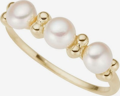 FIRETTI Ring in gold / perlweiß, Produktansicht