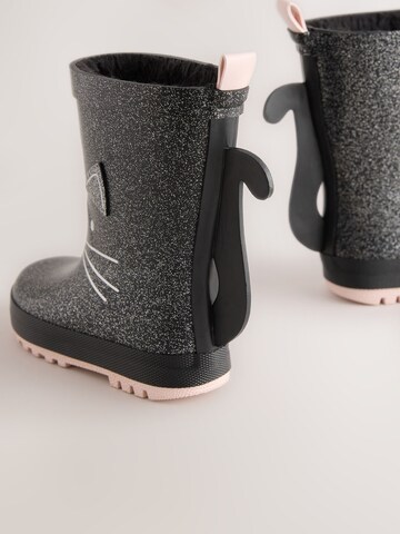 Bottes en caoutchouc Next en noir