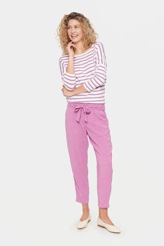 Pull-over 'MikaSZ' SAINT TROPEZ en violet