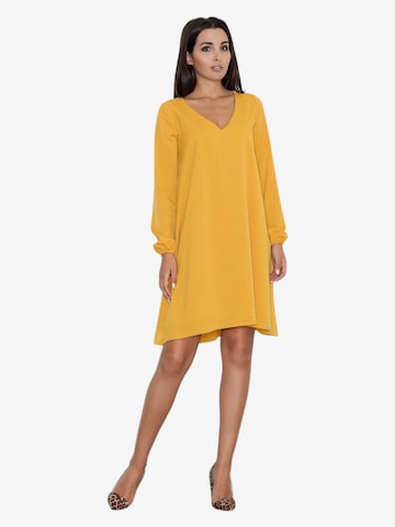 amorubi.com Kleid 'Dress 111069' in Gelb: Vorderseite
