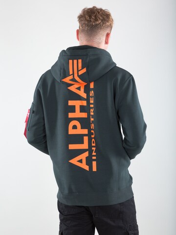 ALPHA INDUSTRIES Sweatshirt in Groen