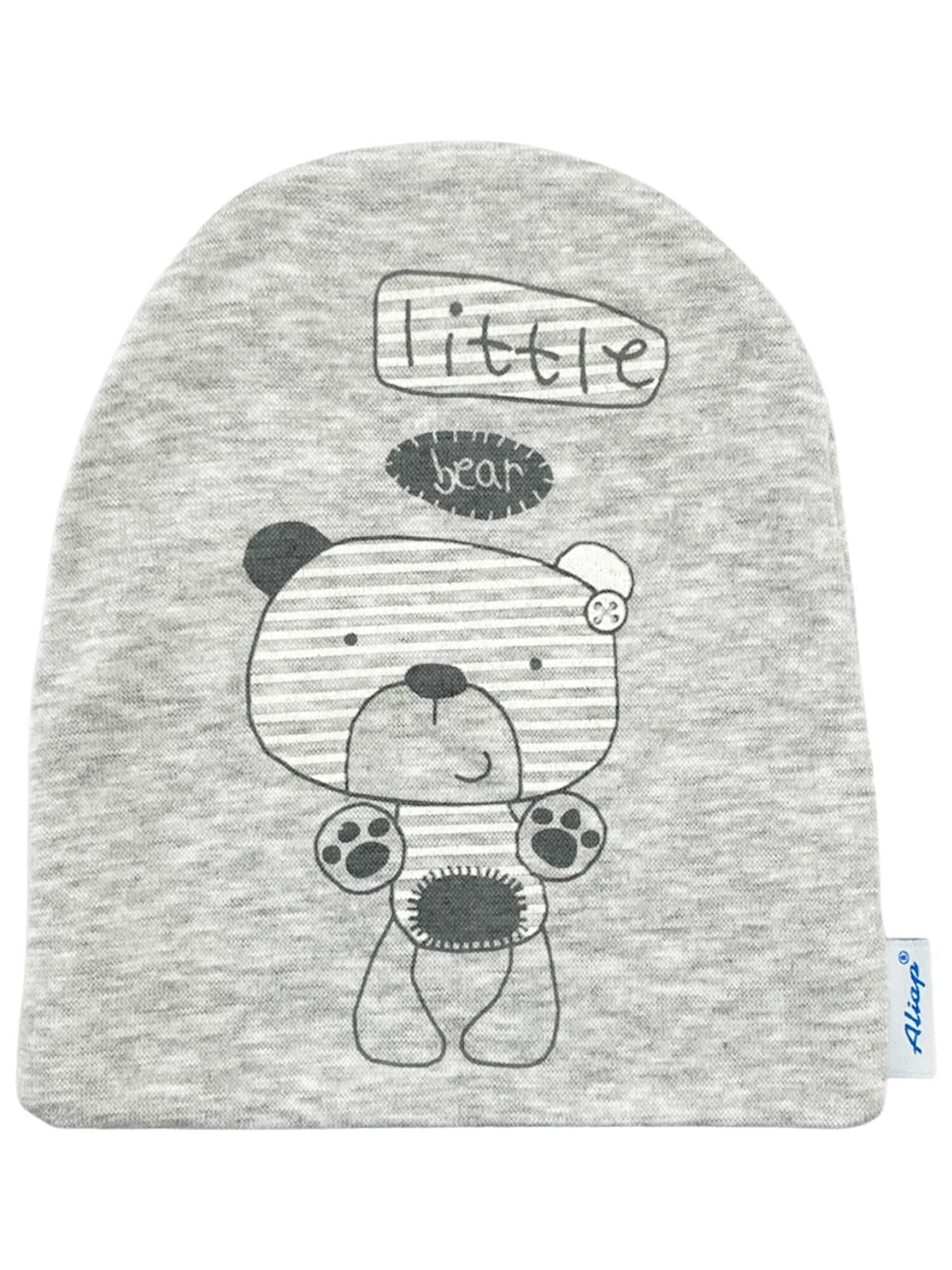 Aliap Mütze in Grau: Vorderseite