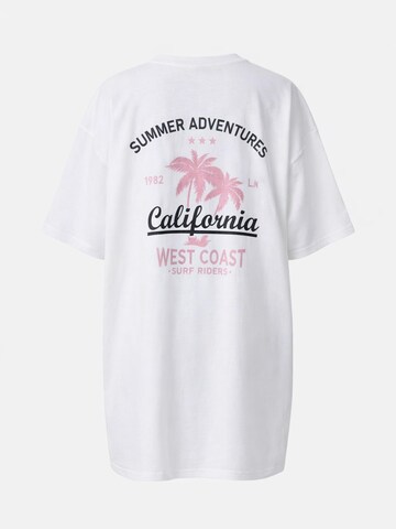 Worldclassca Oversizeshirt 'California'‌‌‌‌‌‌‌ in Weiß