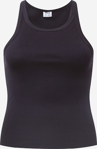 Cotton On Curve Top in Black: front