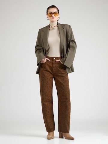 Citizens of Humanity Zwężany krój Jeansy w kolorze brązowy