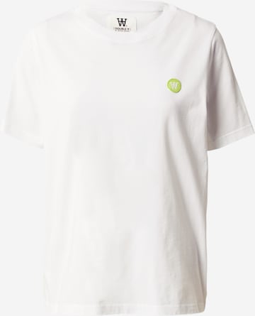 T-shirt 'Mia' WOOD WOOD en blanc : devant