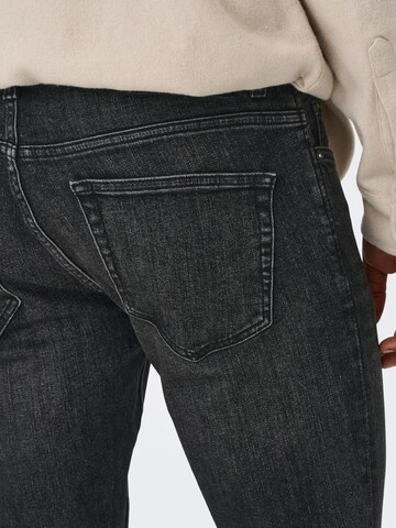 Only & Sons Slimfit Jeans 'Loom' in Zwart