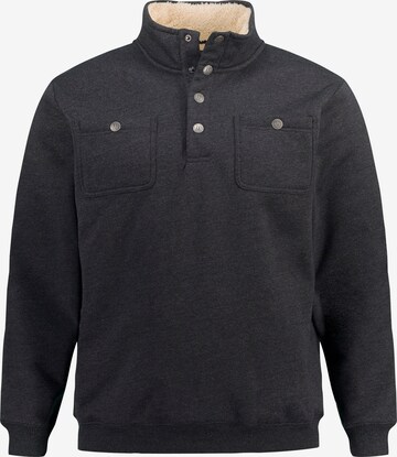 JP1880 Sweatshirt in Grijs: voorkant