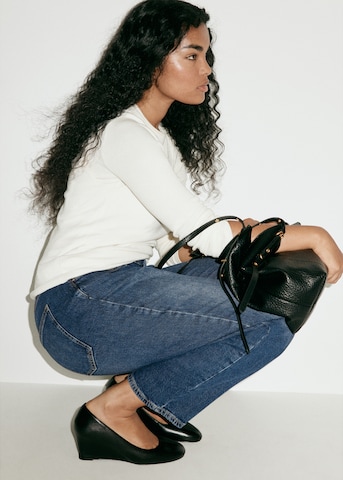 Regular Jeans 'NEWMOM' de la MANGO pe albastru