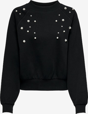 ONLY Sweatshirt 'CAMA' in Black: front