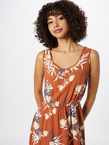 ONLY Summer Dress 'NOVA' in Brown