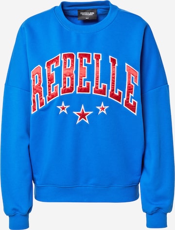 Felpa di Colourful Rebel in blu: frontale