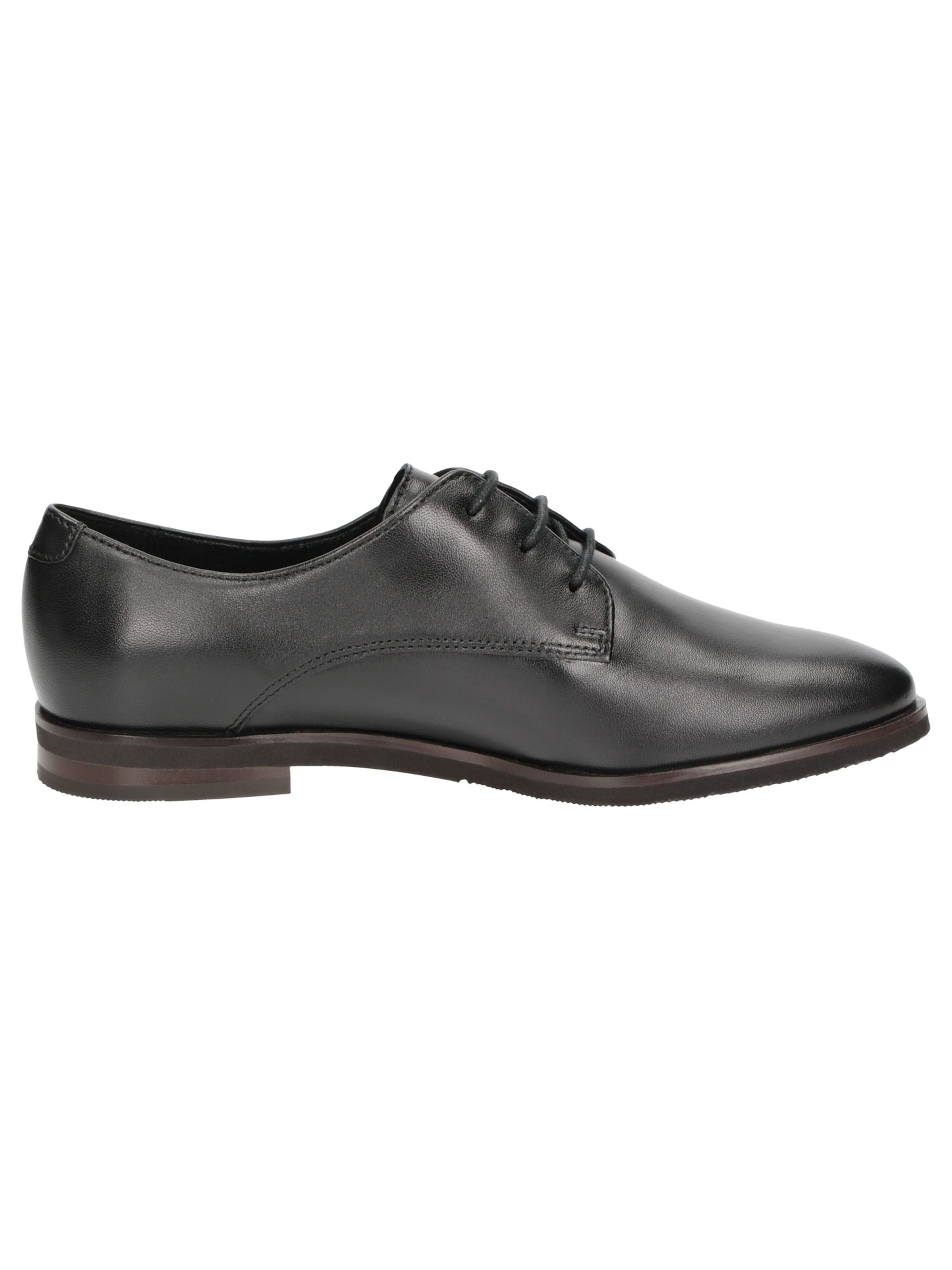 SIOUX Schnürschuh ' Bovinia-714 ' in Schwarz