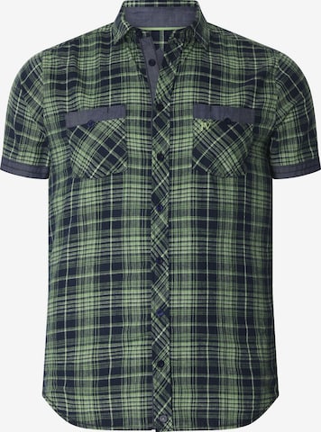 Jan Vanderstorm Button Up Shirt 'Aalvan' in Blue: front