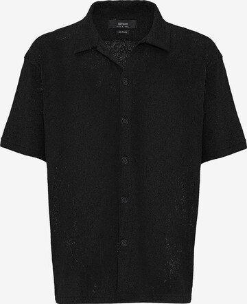 T-Shirt Antioch en noir : devant