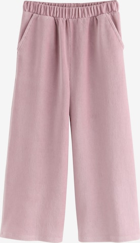 rožinė Next Plačios klešnės Kelnės: priekis