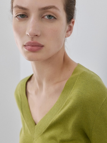 MANGO Sweater 'LUCCAV' in Green