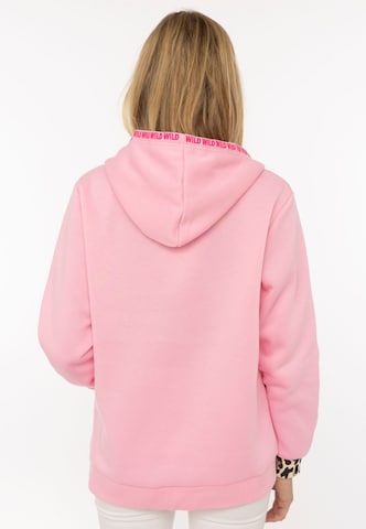 Veste de survêtement Zwillingsherz en rose