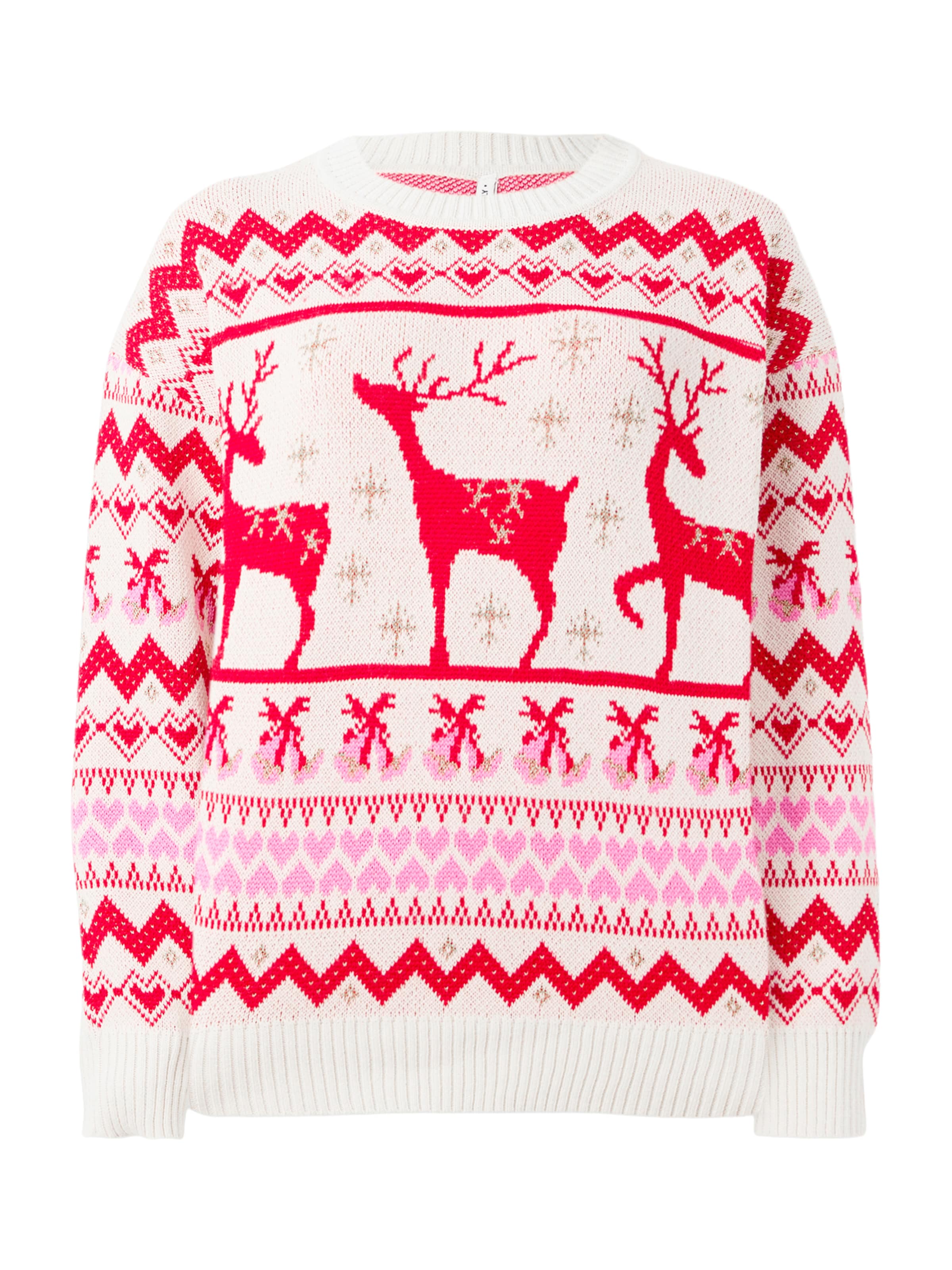 bēšs ONLY Džemperis 'XMAS': no priekšpuses