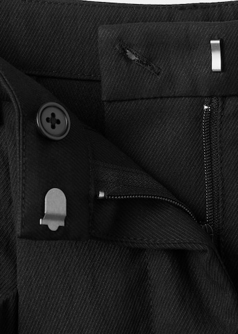 MANGO Wide leg Pantalon 'Abel' in Zwart