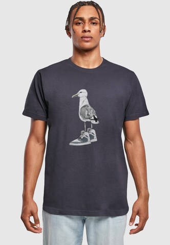 Mister Tee Shirt in Blue: front