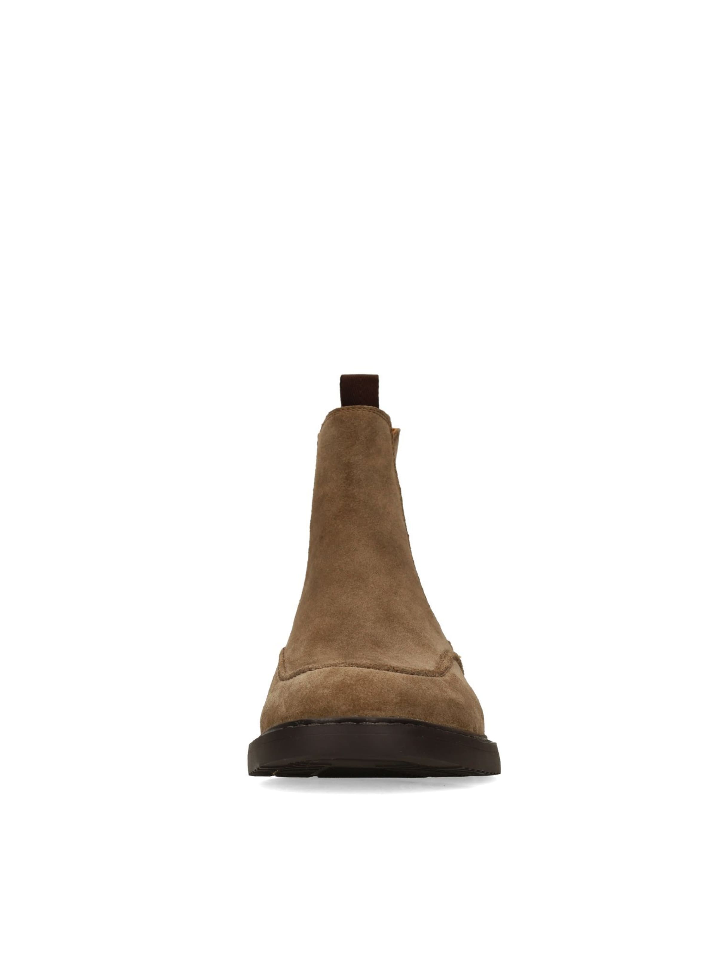 MANFIELD Chelsea boots in Bruin