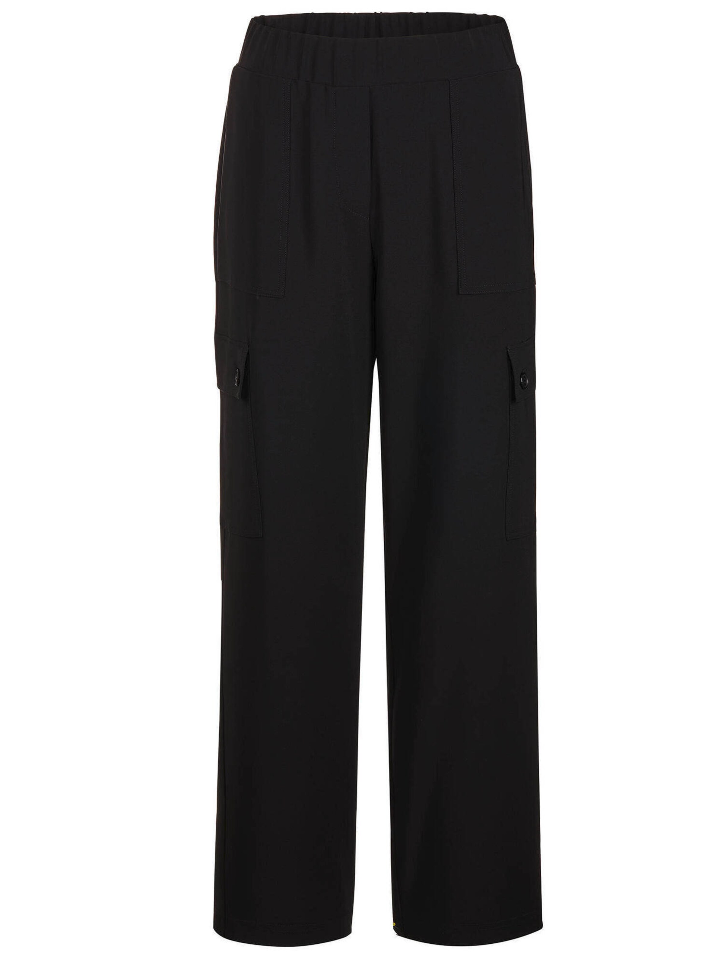 Goldner Loose fit Cargo trousers 'VERA' in Black: front